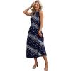 WIHOLL Vacation Dresses for Women 2026 Summer Flowy Maxi Cute Dress Beach Essentials Swimsuit Tshirt Dresses Floral S