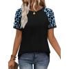 Leopard Blue Black