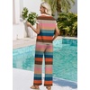 WIHOLL Two Piece Sets for Women Lounge Sets Plus Size Summer Outfits Cruise Resort Wear 2026 Beach Vacation Travel Matching Pants Sets Fashion Clothing Business Casual Office Cute Cropped T Shirts