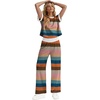 WIHOLL Two Piece Sets for Women Lounge Sets Plus Size Summer Outfits Cruise Resort Wear 2026 Beach Vacation Travel Matching Pants Sets Fashion Clothing Business Casual Office Cute Cropped T Shirts
