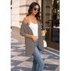 WIHOLL Cardigan Sweaters Fall Fashion Long Sleeve Shirts Casual(01-khaki)