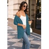 WIHOLL Cardigan Sweaters Fall Fashion Long Sleeve Shirts Casual(07-marine Blue)