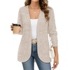 WIHOLL Cardigan Sweaters Fall Fashion Long Sleeve Shirts Casual(10-beige)