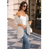 WIHOLL Cardigan Sweaters Fall Fashion Long Sleeve Shirts Casual(10-beige)