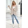 WIHOLL Cardigan Sweaters Fall Fashion Long Sleeve Shirts Casual(10-beige)