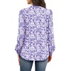 WIHOLL Long Sleeve Shirts for Women Mock Neck Tops Pleated Front Blouses Dressy Casual Spring Fall Clothes 2026 Fashion(06 – Light Purple Floral)