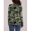 WIHOLL Long Sleeve Thermal Shirt for Women Light Fleece Tops Fall 2026 Crew Neck Casual Basic T-Shirts(Print 01)