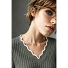 WIHOLL Long Sleeve Womens Shirts Lightweight Fall Tunic Top V Neck Sweaters(02-green)