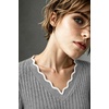 WIHOLL Long Sleeve Womens Shirts Lightweight Fall Tunic Top V Neck Sweaters(04-grey)
