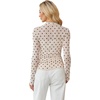 Womens Sexy Mesh Long Sleeve Shirts Fashion Clothing Turtle Necks Sheer Ruched Going Out Tops Fall Outfits Slim Fit Blouses(P-pink)