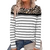 WIHOLL Long Sleeve Shirts for Women Leopard Tops Fall Fashion Outfits 2026
