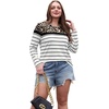 WIHOLL Long Sleeve Shirts for Women Leopard Tops Fall Fashion Outfits 2026