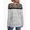 WIHOLL Long Sleeve Shirts for Women Leopard Tops Fall Fashion Outfits 2026