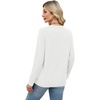 WIHOLL Sweaters for Women Lightweight Fall Tops Pullover Long Sleeve Shirts(Cream White)