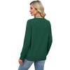 WIHOLL Sweaters for Women Lightweight Fall Tops Pullover Long Sleeve Shirts(Dark Green)