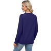 WIHOLL Sweaters for Women Lightweight Fall Tops Pullover Long Sleeve Shirts(Navy Blue)