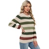 WIHOLL Sweaters for Women Lightweight Fall Tops Pullover Long Sleeve Shirts(S-forest Heritage)