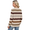 WIHOLL Sweaters for Women Lightweight Fall Tops Pullover Long Sleeve Shirts(S-mocha Mousse)