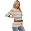 WIHOLL Sweaters for Women Lightweight Fall Tops Pullover Long Sleeve Shirts(S-quiet Luxury)
