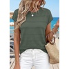 WIHOLL Womens Lightweight Sweater Spring Summer Fall Outfits Cap Sleeve Hollow Out Knit Fashion Clothing 2026(1-green)