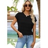 WIHOLL Womens Lightweight Sweater Spring Summer Fall Outfits Cap Sleeve Hollow Out Knit Fashion Clothing 2026(2-black)