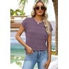 WIHOLL Womens Lightweight Sweater Spring Summer Fall Outfits Cap Sleeve Hollow Out Knit Fashion Clothing 2026(2-purple)