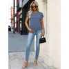 WIHOLL Womens Lightweight Sweater Spring Summer Fall Outfits Cap Sleeve Hollow Out Knit Fashion Clothing 2026(3-blue)