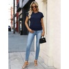 WIHOLL Womens Lightweight Sweater Spring Summer Fall Outfits Cap Sleeve Hollow Out Knit Fashion Clothing 2026(Navy Blue)