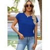 WIHOLL Womens Lightweight Sweater Spring Summer Fall Outfits Cap Sleeve Hollow Out Knit Fashion Clothing 2026(Royal Blue)