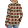 WIHOLL Womens Striped Long Sleeve Shirts Fall Outfits 2026 Color Block Tops Fashion Clothing Ribbed Crewneck Tee Blouses(H-brown Khaki Wave)