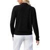 WIHOLL Womens Sweaters Mock Neck Long Sleeve Tops Fall Outfits Fashion 2026(Black)