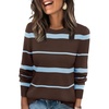 S-chocolate Blue Striped