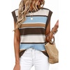 Brown Blue Stripes