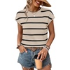 3-khaki Black Stripes