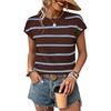 Blue Brown Stripes