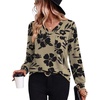 Brown Black Floral